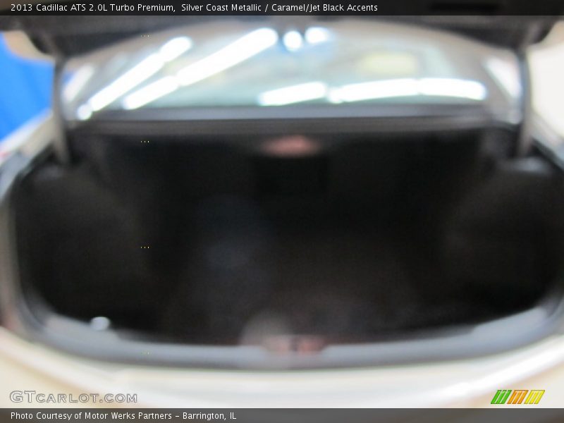 Silver Coast Metallic / Caramel/Jet Black Accents 2013 Cadillac ATS 2.0L Turbo Premium