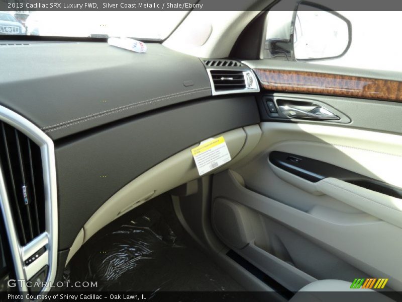 Silver Coast Metallic / Shale/Ebony 2013 Cadillac SRX Luxury FWD