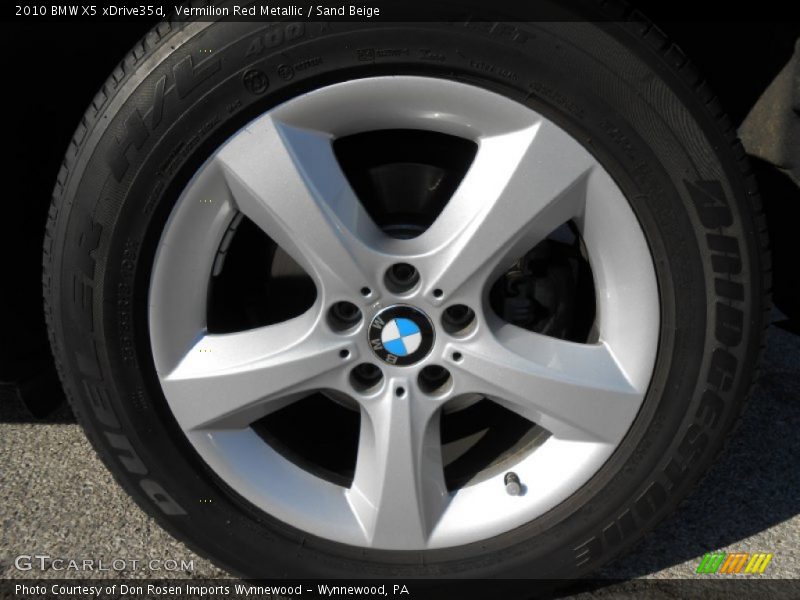 Vermilion Red Metallic / Sand Beige 2010 BMW X5 xDrive35d