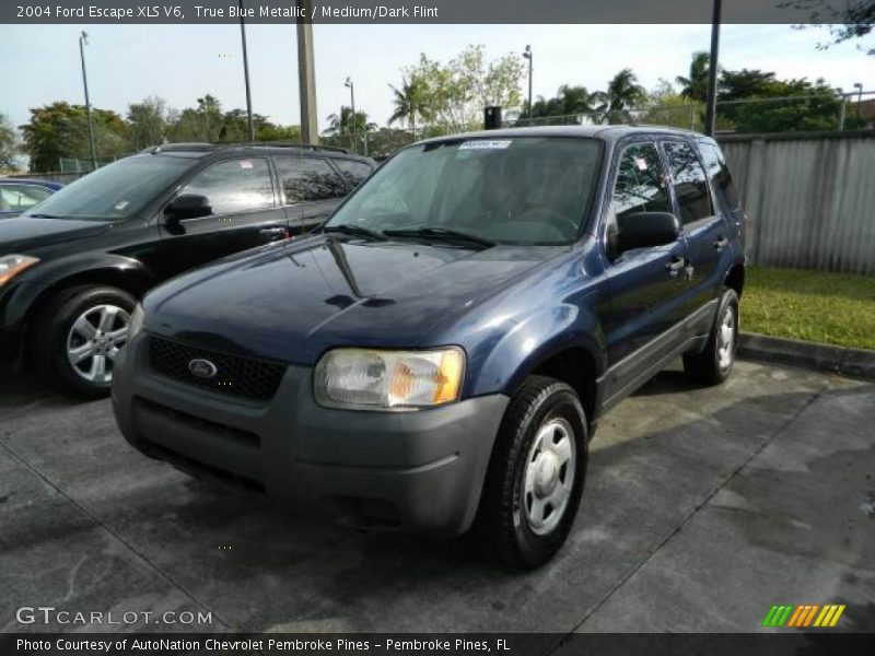 True Blue Metallic / Medium/Dark Flint 2004 Ford Escape XLS V6