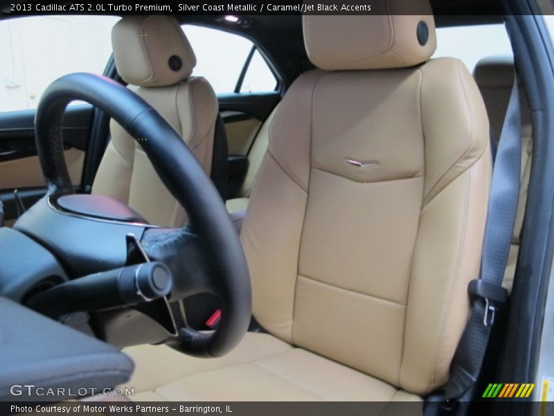 Silver Coast Metallic / Caramel/Jet Black Accents 2013 Cadillac ATS 2.0L Turbo Premium