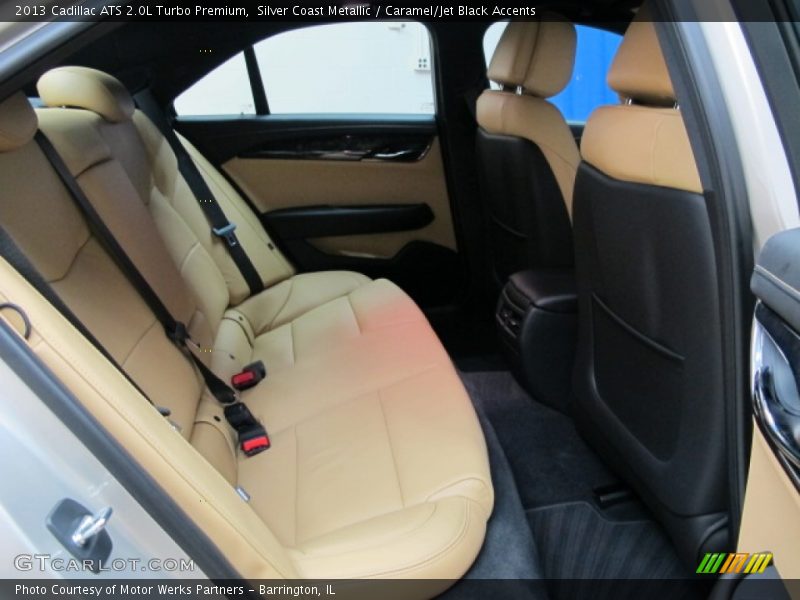 Silver Coast Metallic / Caramel/Jet Black Accents 2013 Cadillac ATS 2.0L Turbo Premium