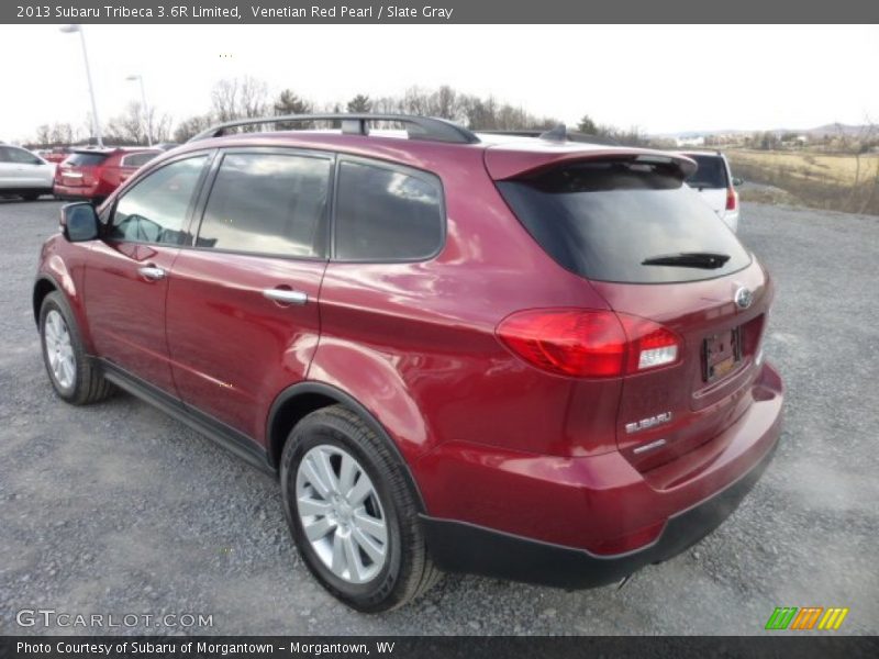 Venetian Red Pearl / Slate Gray 2013 Subaru Tribeca 3.6R Limited