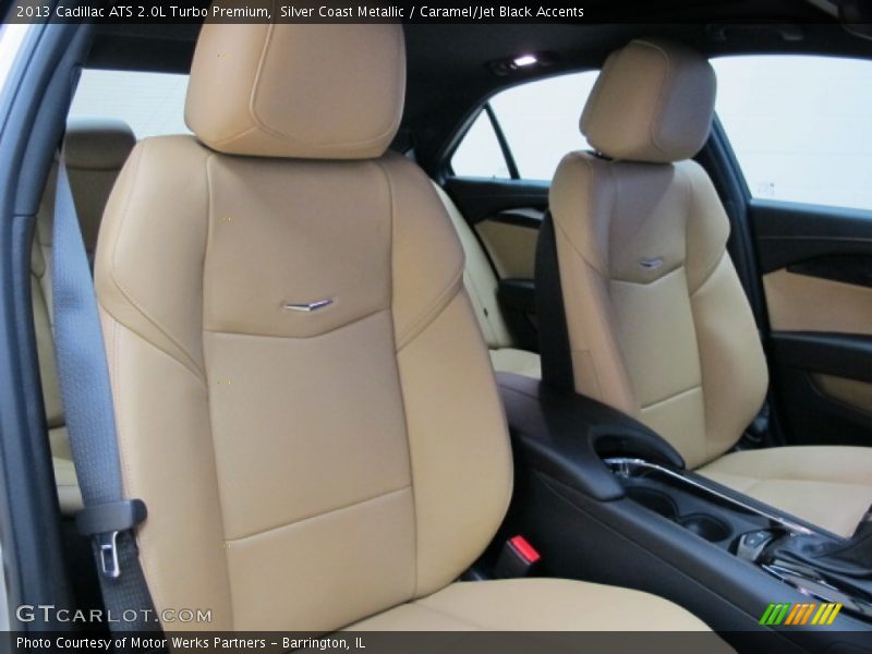 Silver Coast Metallic / Caramel/Jet Black Accents 2013 Cadillac ATS 2.0L Turbo Premium