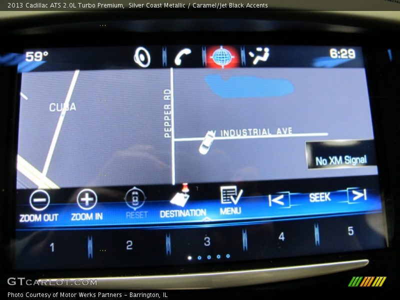 Navigation of 2013 ATS 2.0L Turbo Premium