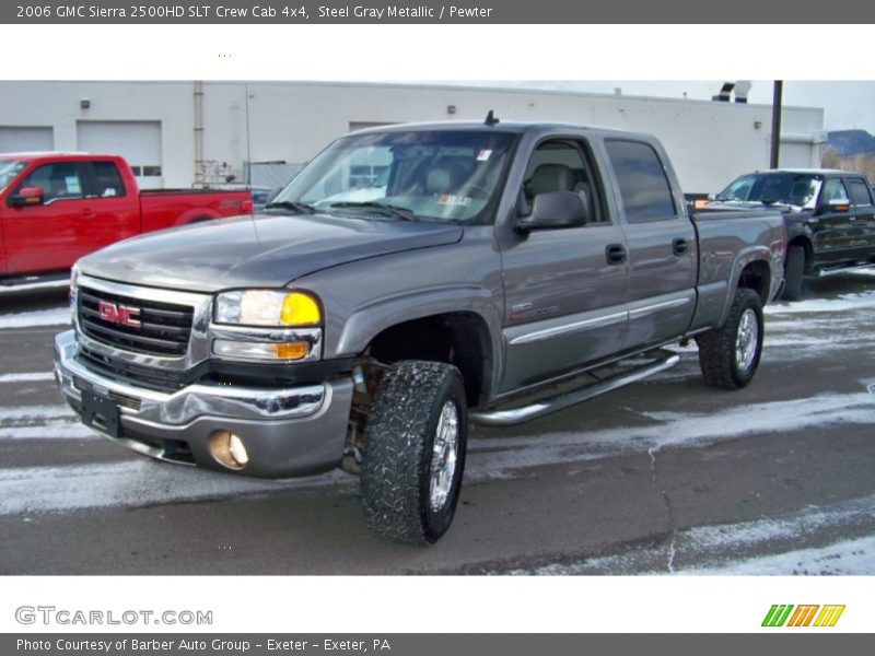 Steel Gray Metallic / Pewter 2006 GMC Sierra 2500HD SLT Crew Cab 4x4