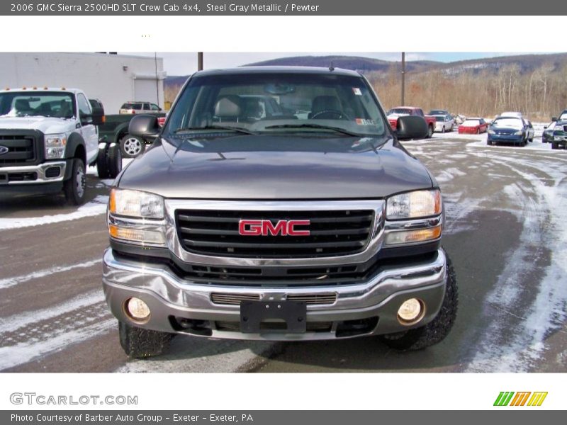 Steel Gray Metallic / Pewter 2006 GMC Sierra 2500HD SLT Crew Cab 4x4