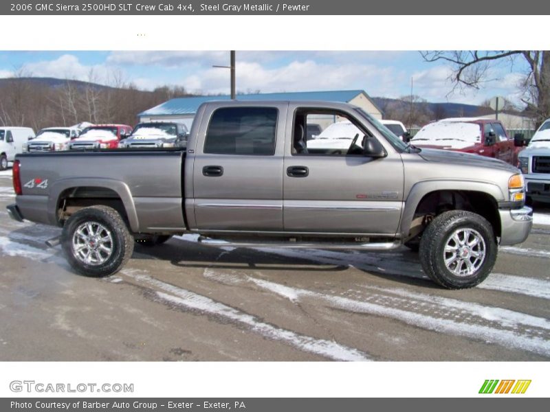 Steel Gray Metallic / Pewter 2006 GMC Sierra 2500HD SLT Crew Cab 4x4