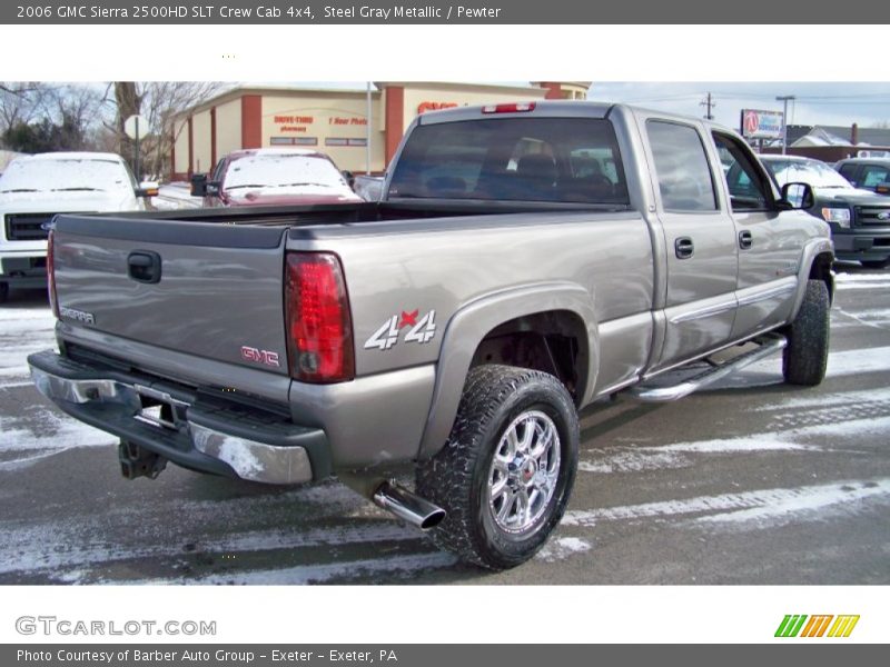 Steel Gray Metallic / Pewter 2006 GMC Sierra 2500HD SLT Crew Cab 4x4