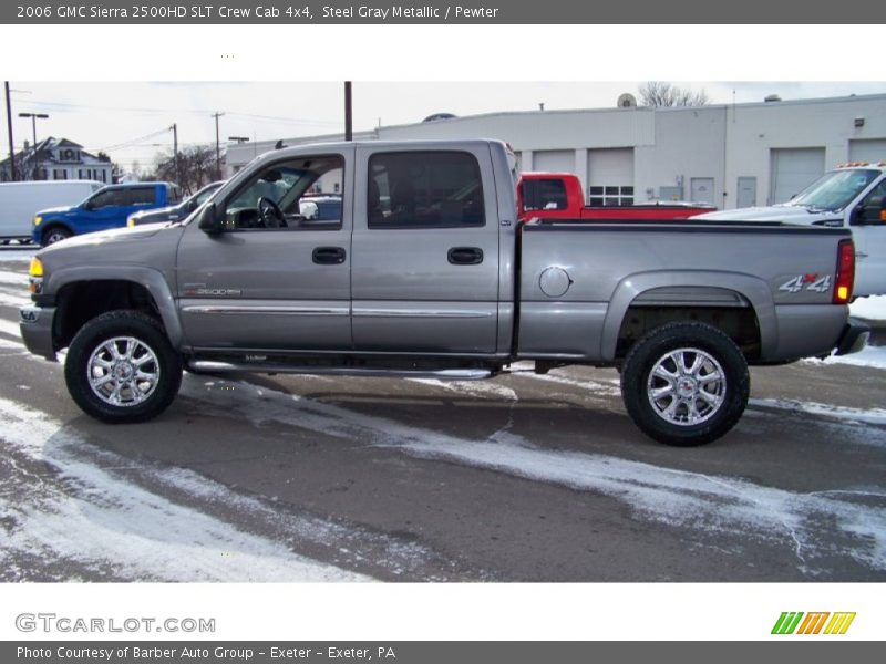 Steel Gray Metallic / Pewter 2006 GMC Sierra 2500HD SLT Crew Cab 4x4