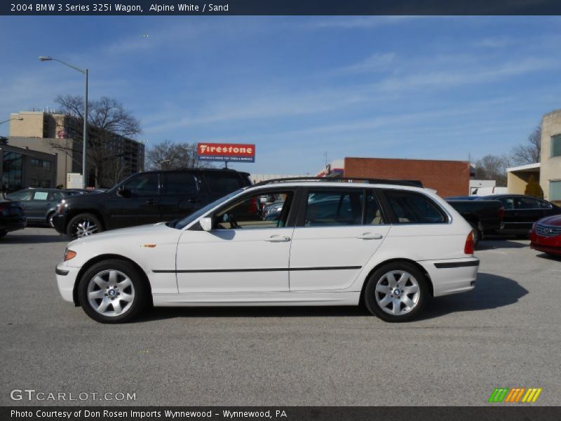 Alpine White / Sand 2004 BMW 3 Series 325i Wagon