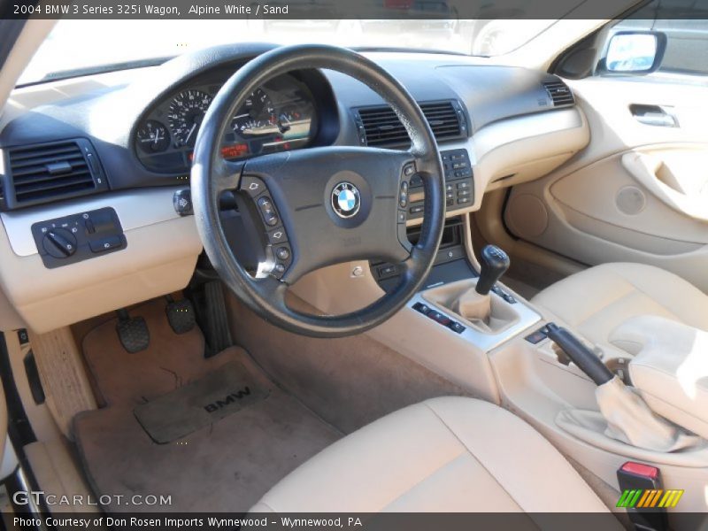 Sand Interior - 2004 3 Series 325i Wagon 