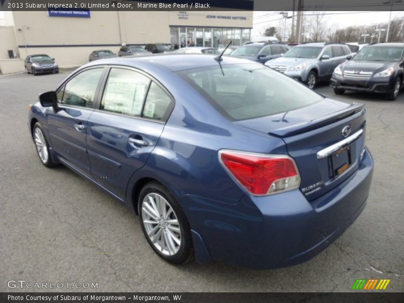 Marine Blue Pearl / Black 2013 Subaru Impreza 2.0i Limited 4 Door