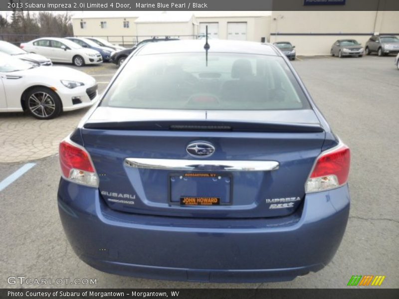 Marine Blue Pearl / Black 2013 Subaru Impreza 2.0i Limited 4 Door