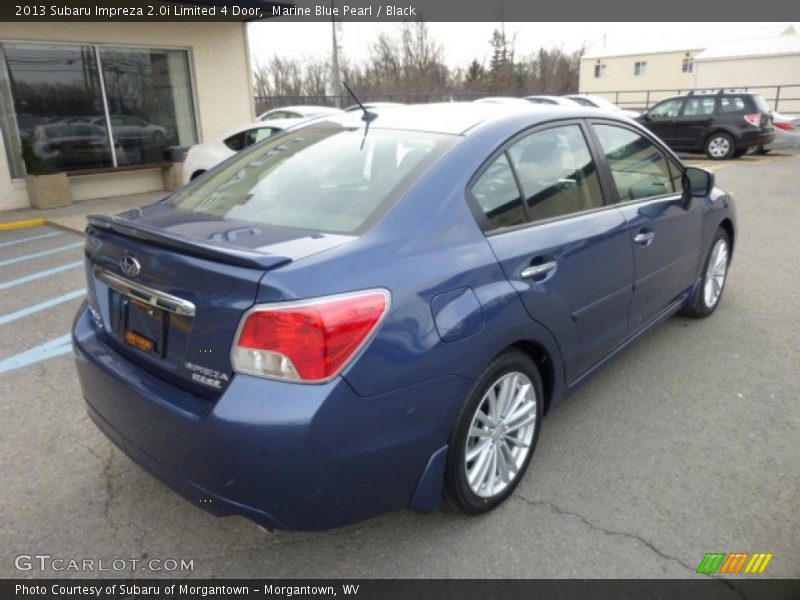 Marine Blue Pearl / Black 2013 Subaru Impreza 2.0i Limited 4 Door