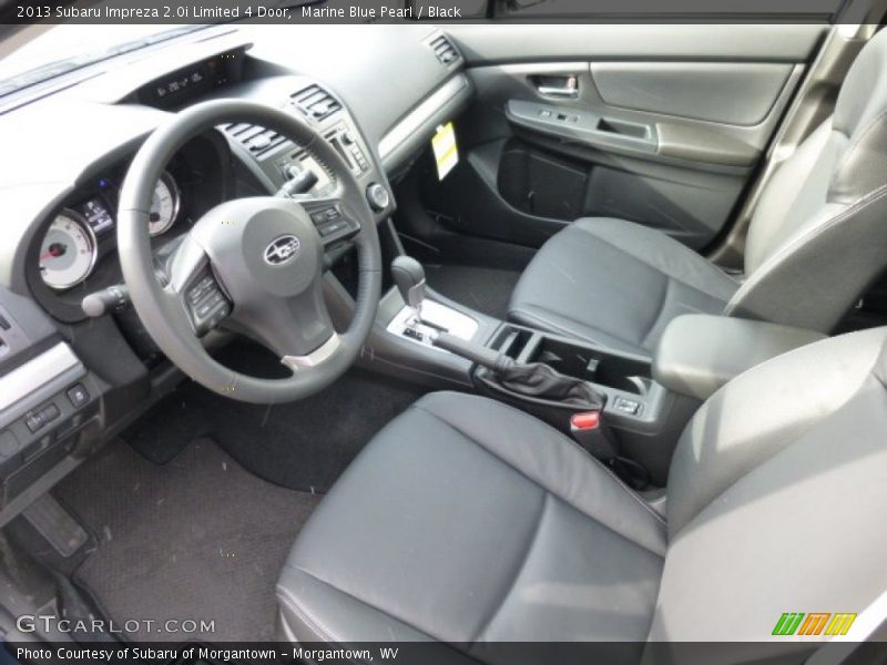 Marine Blue Pearl / Black 2013 Subaru Impreza 2.0i Limited 4 Door