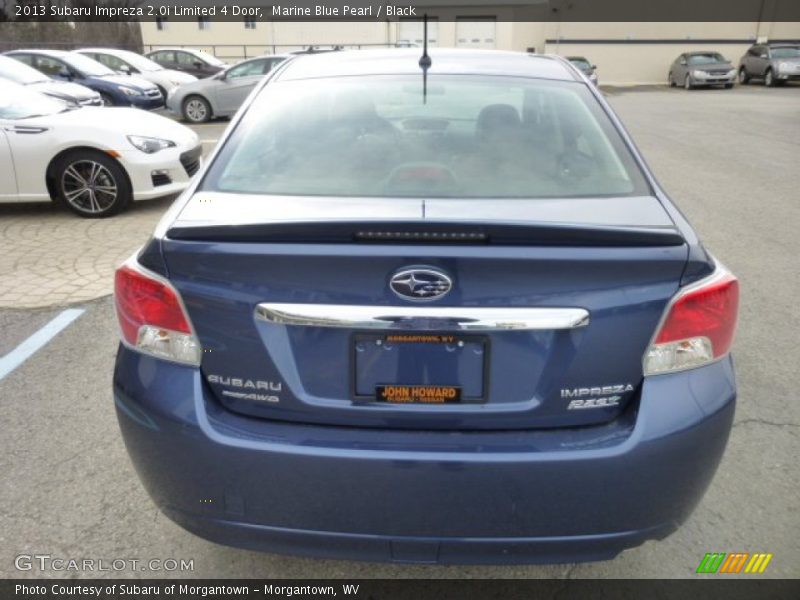 Marine Blue Pearl / Black 2013 Subaru Impreza 2.0i Limited 4 Door