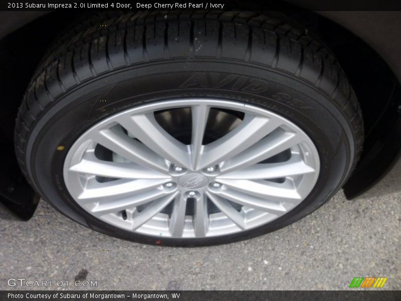 Deep Cherry Red Pearl / Ivory 2013 Subaru Impreza 2.0i Limited 4 Door
