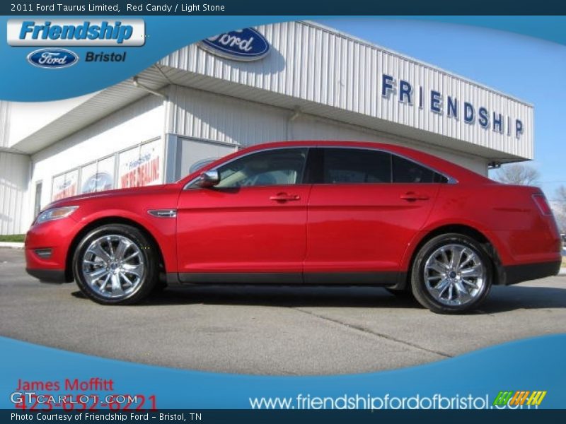 Red Candy / Light Stone 2011 Ford Taurus Limited
