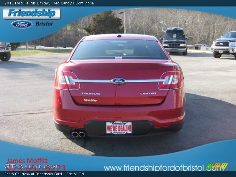 Red Candy / Light Stone 2011 Ford Taurus Limited