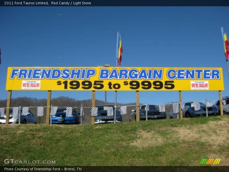 Red Candy / Light Stone 2011 Ford Taurus Limited