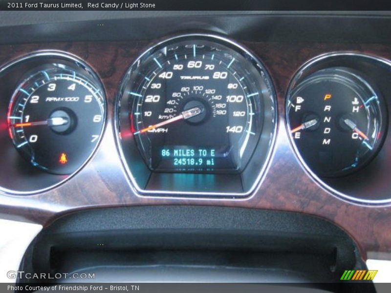 Red Candy / Light Stone 2011 Ford Taurus Limited