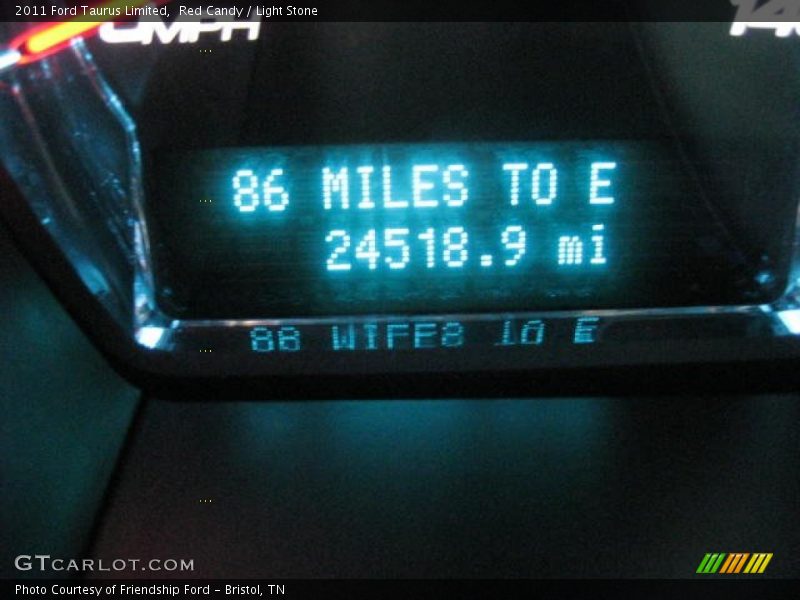 Red Candy / Light Stone 2011 Ford Taurus Limited