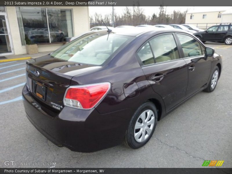  2013 Impreza 2.0i 4 Door Deep Cherry Red Pearl