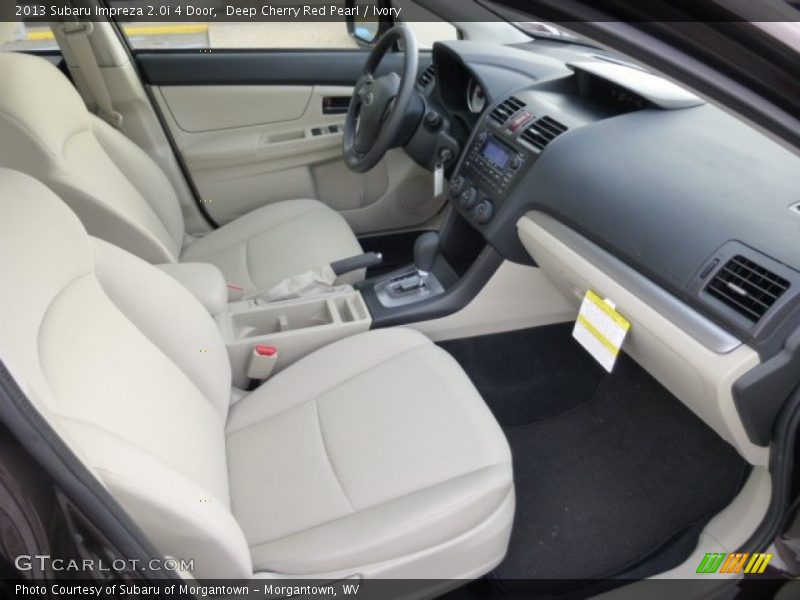  2013 Impreza 2.0i 4 Door Ivory Interior