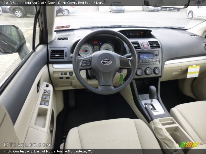 Dashboard of 2013 Impreza 2.0i 4 Door