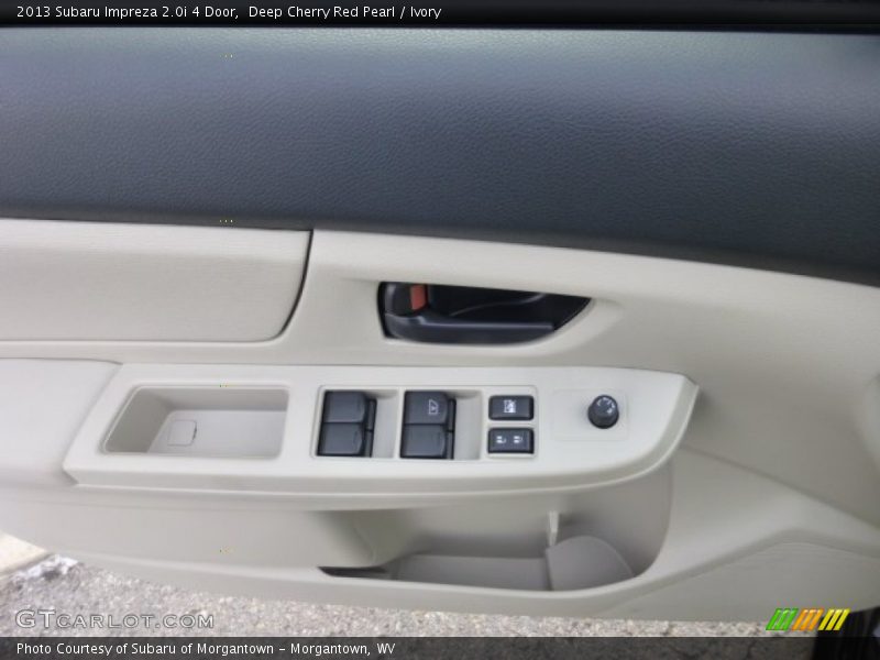 Controls of 2013 Impreza 2.0i 4 Door