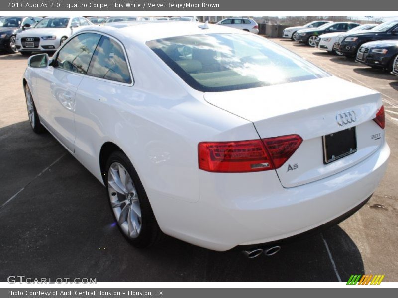 Ibis White / Velvet Beige/Moor Brown 2013 Audi A5 2.0T quattro Coupe