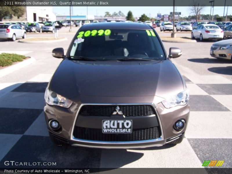 Quartz Brown Metallic / Black 2011 Mitsubishi Outlander XLS