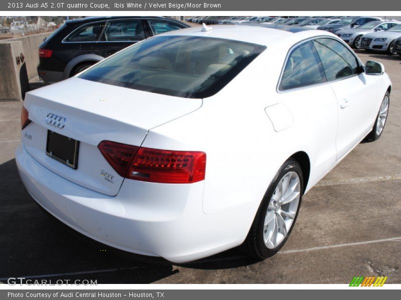 Ibis White / Velvet Beige/Moor Brown 2013 Audi A5 2.0T quattro Coupe
