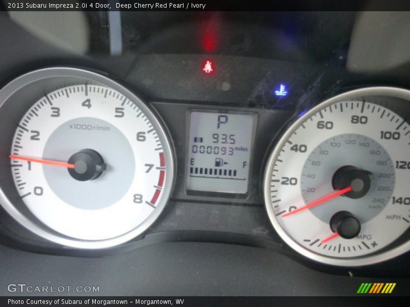 Deep Cherry Red Pearl / Ivory 2013 Subaru Impreza 2.0i 4 Door