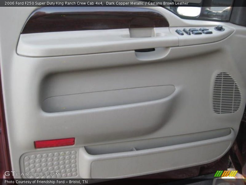 Dark Copper Metallic / Castano Brown Leather 2006 Ford F250 Super Duty King Ranch Crew Cab 4x4