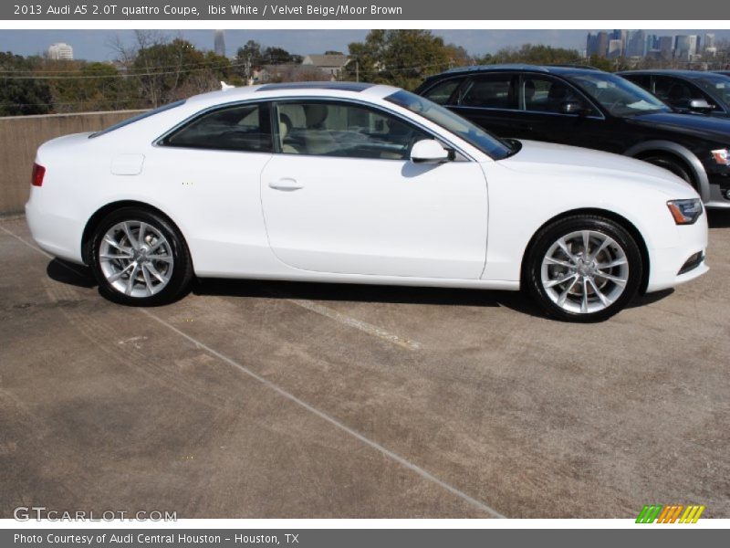 Ibis White / Velvet Beige/Moor Brown 2013 Audi A5 2.0T quattro Coupe