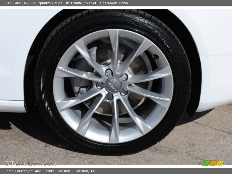 Ibis White / Velvet Beige/Moor Brown 2013 Audi A5 2.0T quattro Coupe