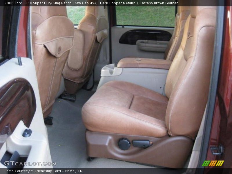Dark Copper Metallic / Castano Brown Leather 2006 Ford F250 Super Duty King Ranch Crew Cab 4x4