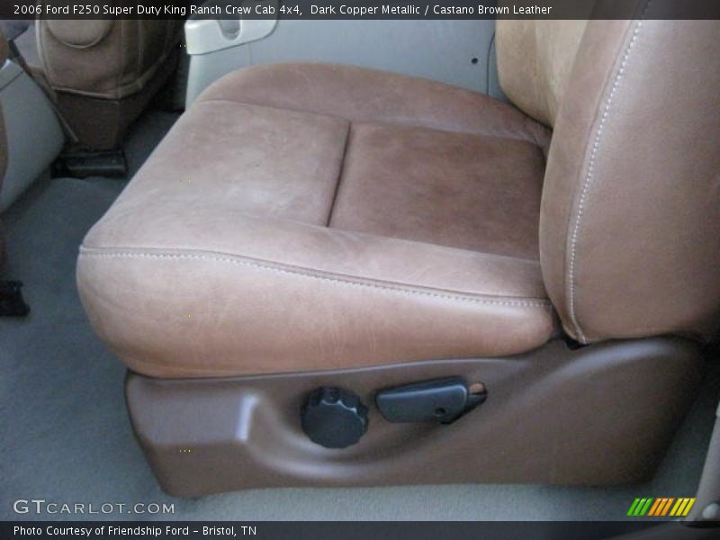 Dark Copper Metallic / Castano Brown Leather 2006 Ford F250 Super Duty King Ranch Crew Cab 4x4