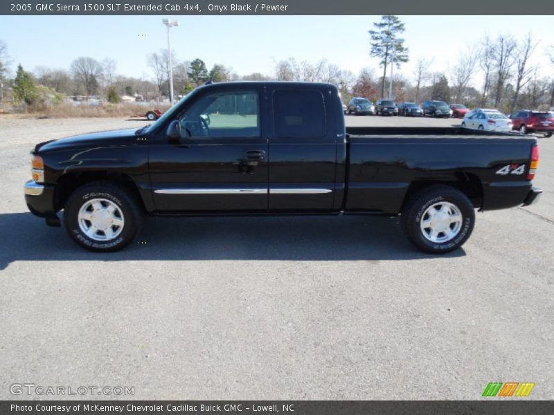 Onyx Black / Pewter 2005 GMC Sierra 1500 SLT Extended Cab 4x4