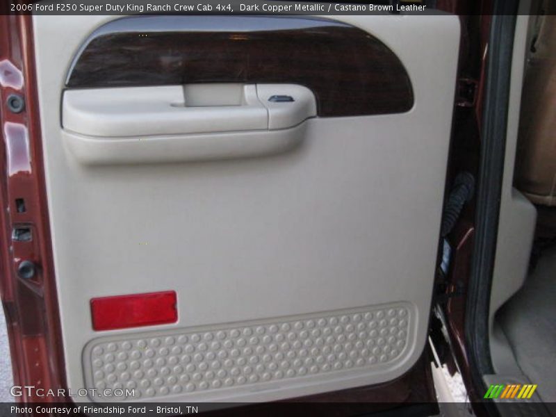 Dark Copper Metallic / Castano Brown Leather 2006 Ford F250 Super Duty King Ranch Crew Cab 4x4