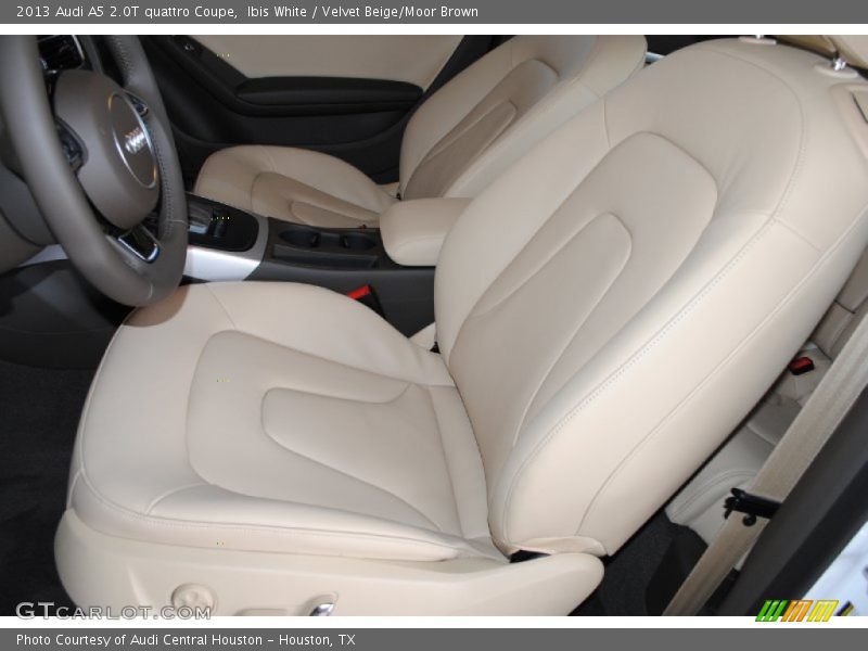 Ibis White / Velvet Beige/Moor Brown 2013 Audi A5 2.0T quattro Coupe