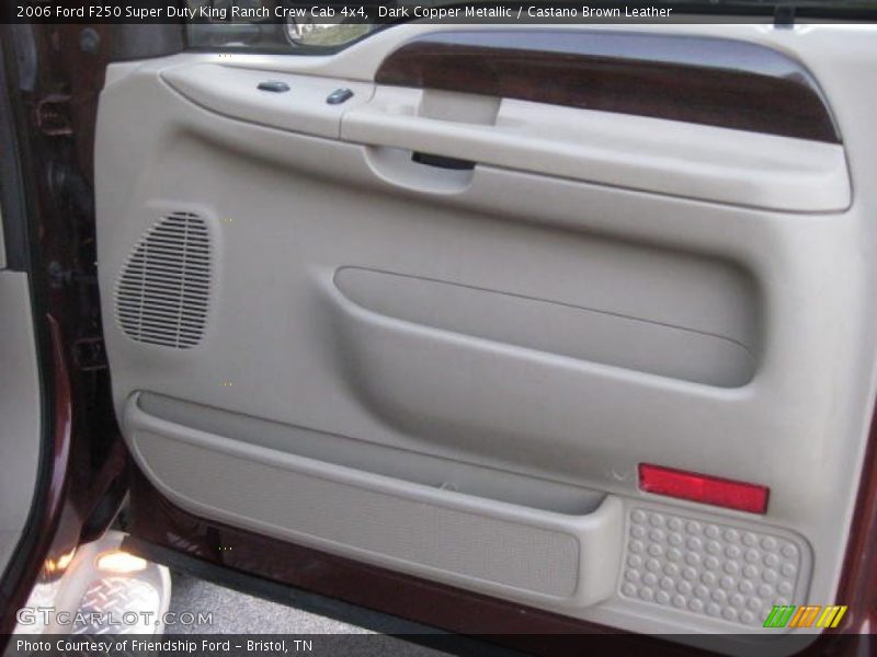 Dark Copper Metallic / Castano Brown Leather 2006 Ford F250 Super Duty King Ranch Crew Cab 4x4