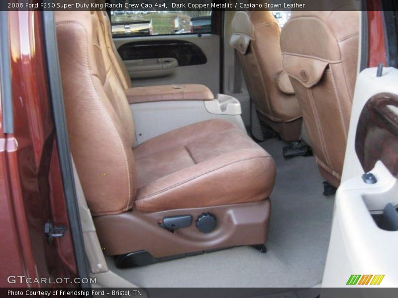 Dark Copper Metallic / Castano Brown Leather 2006 Ford F250 Super Duty King Ranch Crew Cab 4x4