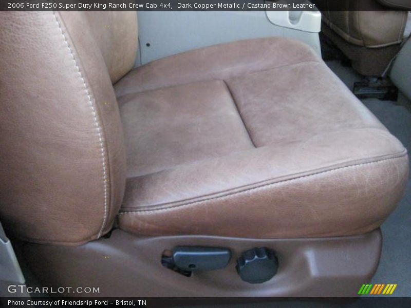Dark Copper Metallic / Castano Brown Leather 2006 Ford F250 Super Duty King Ranch Crew Cab 4x4