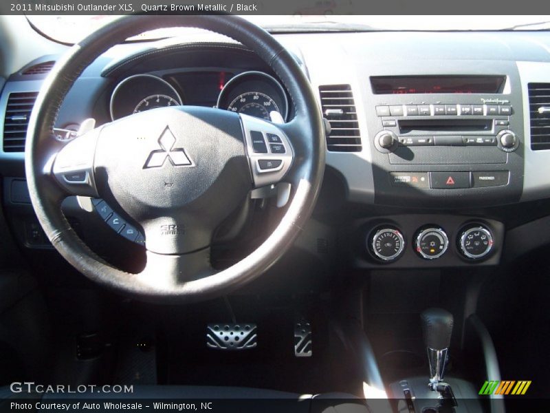 Quartz Brown Metallic / Black 2011 Mitsubishi Outlander XLS