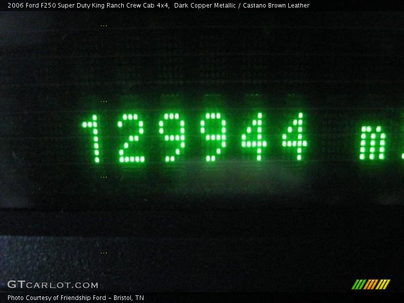 Dark Copper Metallic / Castano Brown Leather 2006 Ford F250 Super Duty King Ranch Crew Cab 4x4