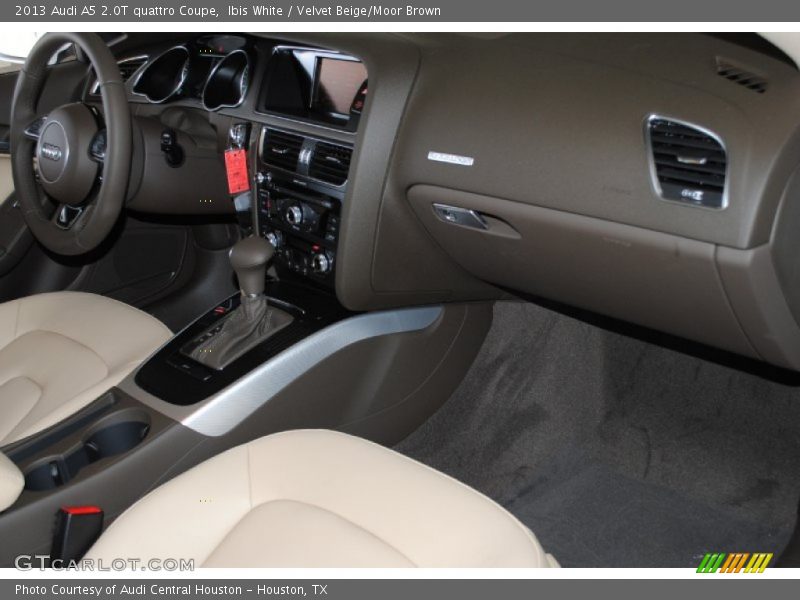 Ibis White / Velvet Beige/Moor Brown 2013 Audi A5 2.0T quattro Coupe