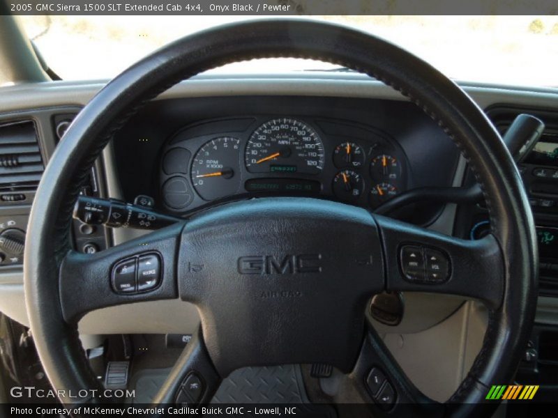 Onyx Black / Pewter 2005 GMC Sierra 1500 SLT Extended Cab 4x4